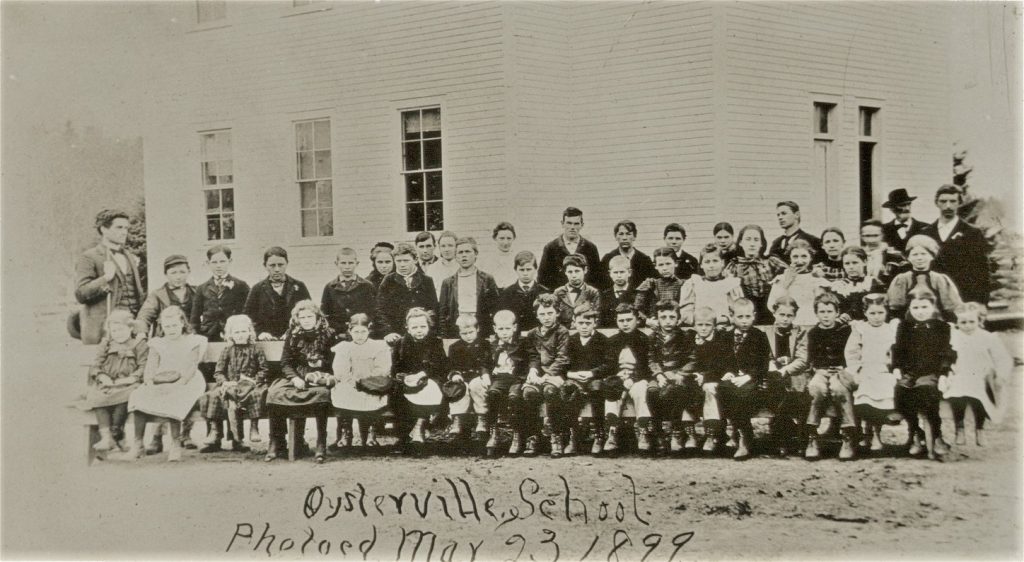 oysterville school vintage photo 1899