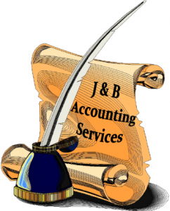 j & b accounting services button